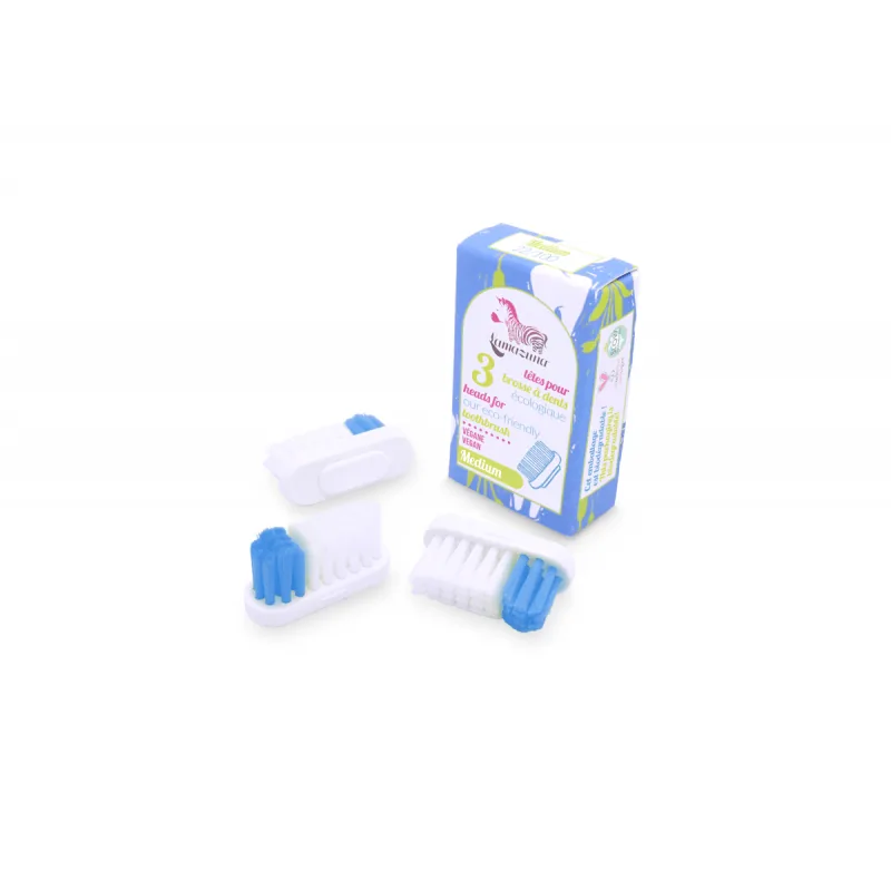 Recharge 3 têtes pour brosse à dents medium