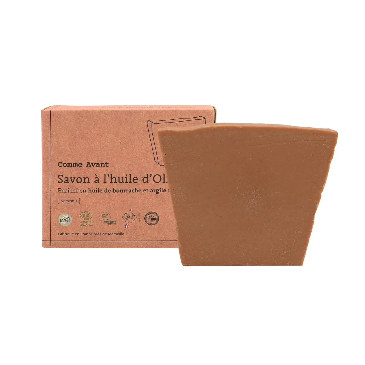 Savon enrichi en huile de bourrache 100g COMME AVANT