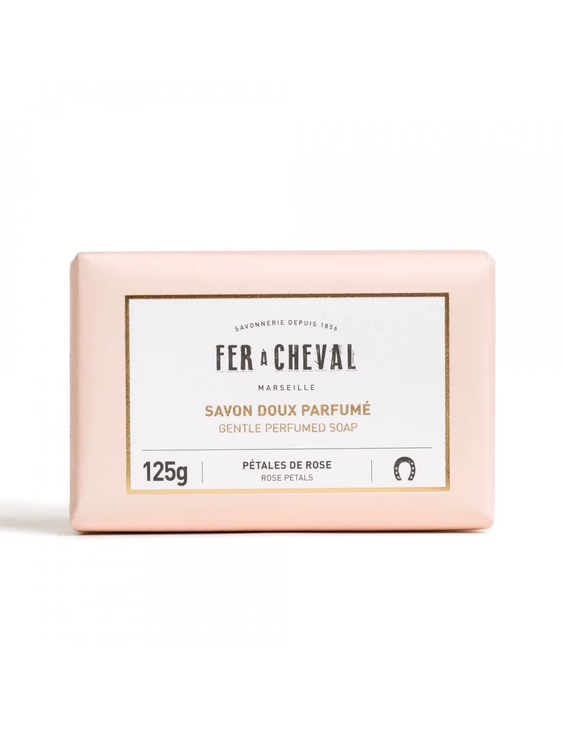 Savon Parfumé Extra Doux Pétales de Rose 125g Fer à Cheval