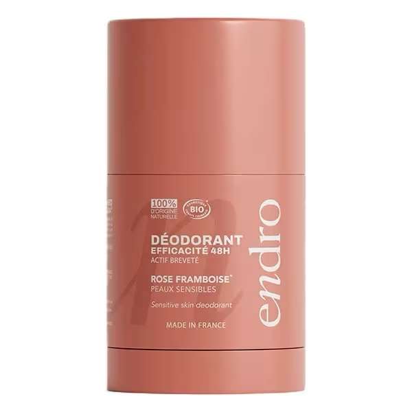 Déodorant stick rechargeable - Parfum rose-framboise Endro